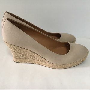 JCrew Seville Espadrille Wedges Sz 12